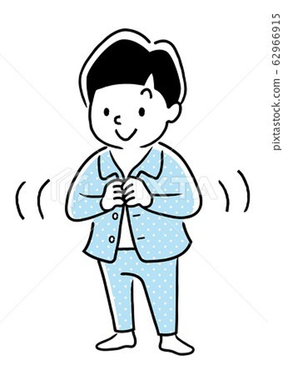 <p>mengancingkan baju</p>