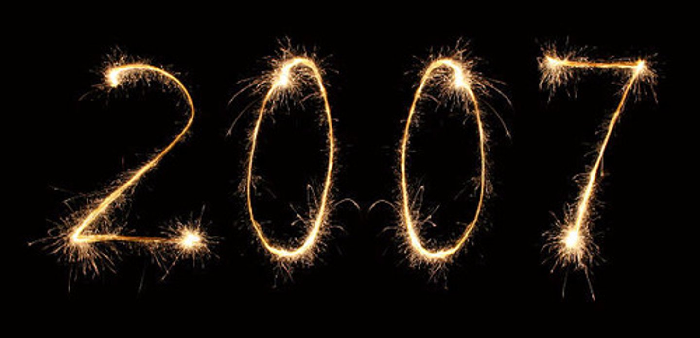 <p>two thousand and seven (2007)</p>