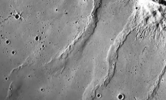 <p>How do these wrinkle ridges form?</p>