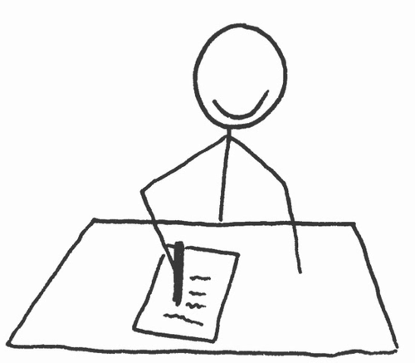 <p>I love to write letters!</p>