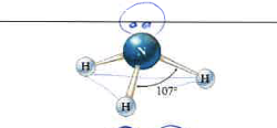 \# of rhed ???

\# of lone pairs ???

electronic geometry ???

molecular geometry ???

bond angle ???