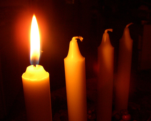 <p>Candles - Candles light the way for the dead.</p>