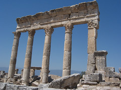 A row of columns