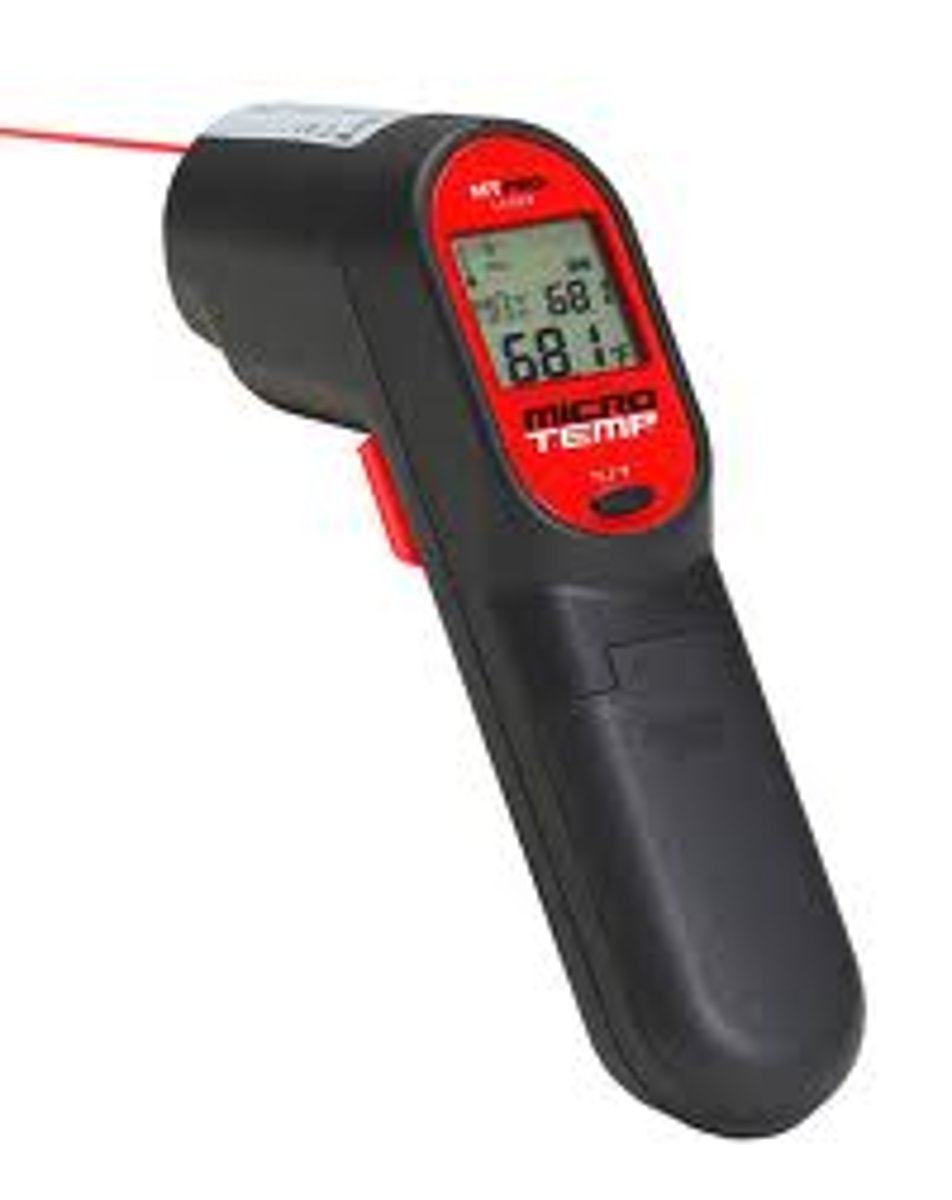 <p>Instrument used to record the exact temperature of the kiln.</p>