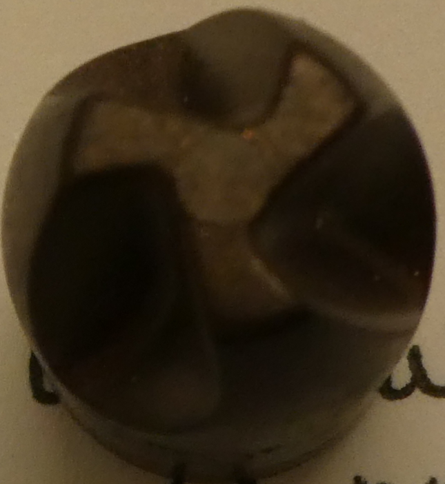 <p>The bullet of which cartridge is shown in this photo?</p>