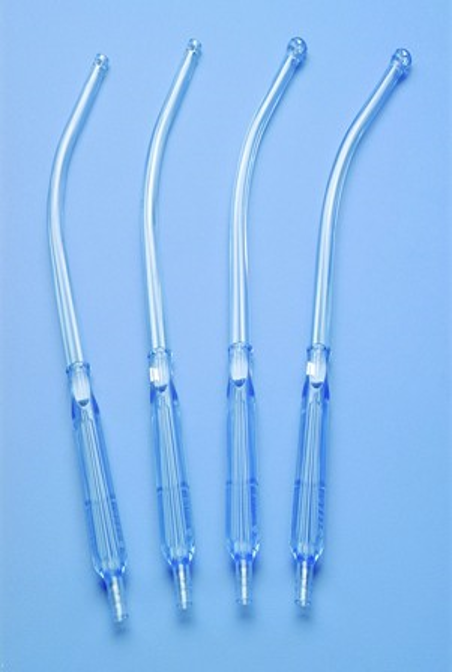 <ul><li><p>considered a universal tip</p></li><li><p>used for quick removal of fluids</p></li></ul>