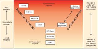 <p>Quartz/cristobalite; feldspars (alkali + plagioclase); feldspathoids (nepheline, leucite); micas; amphiboles; pyroxenes; olivine.</p>