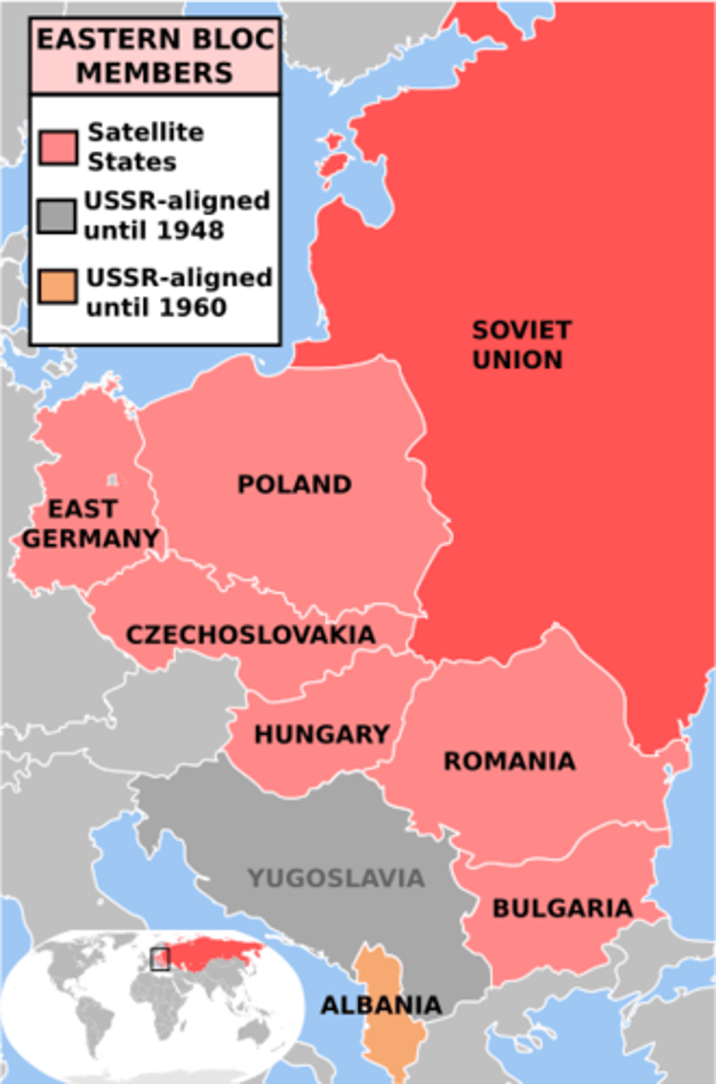 <p>A country that is dominated politically and economically by another nation. During Cold War USSR had many of these nations.</p>