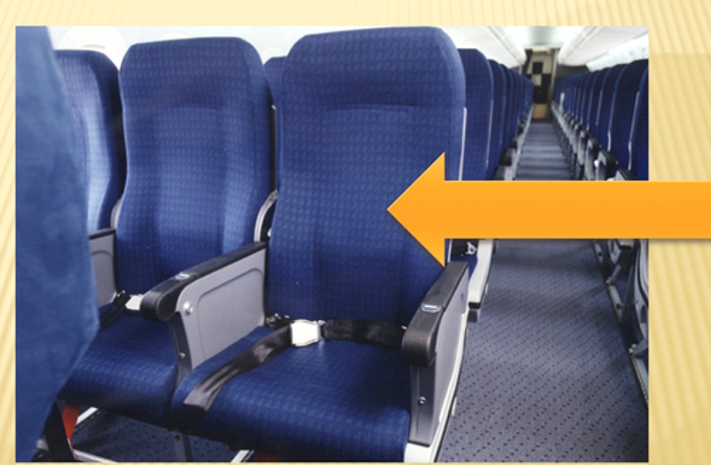 <p>aisle seat</p>