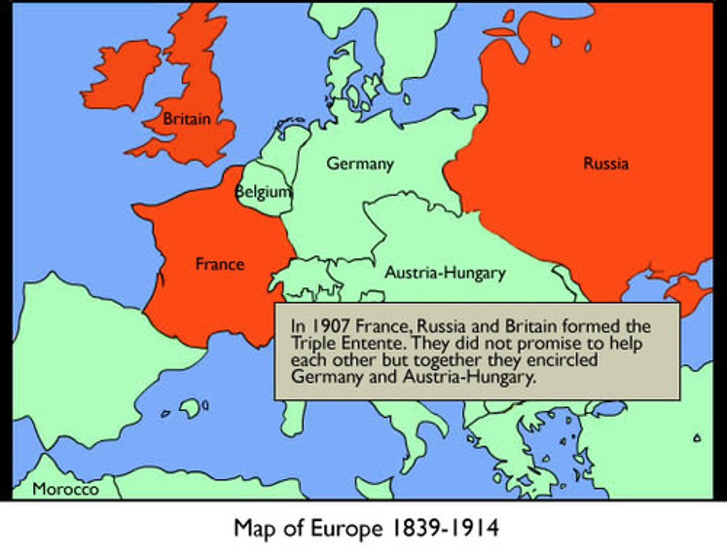 <p>France, Britain, Russia</p><p>Historical Significance:</p><p>Later joined by Italy and the US</p><p>This group will outline the Treaty of Versailles minus Russia</p>