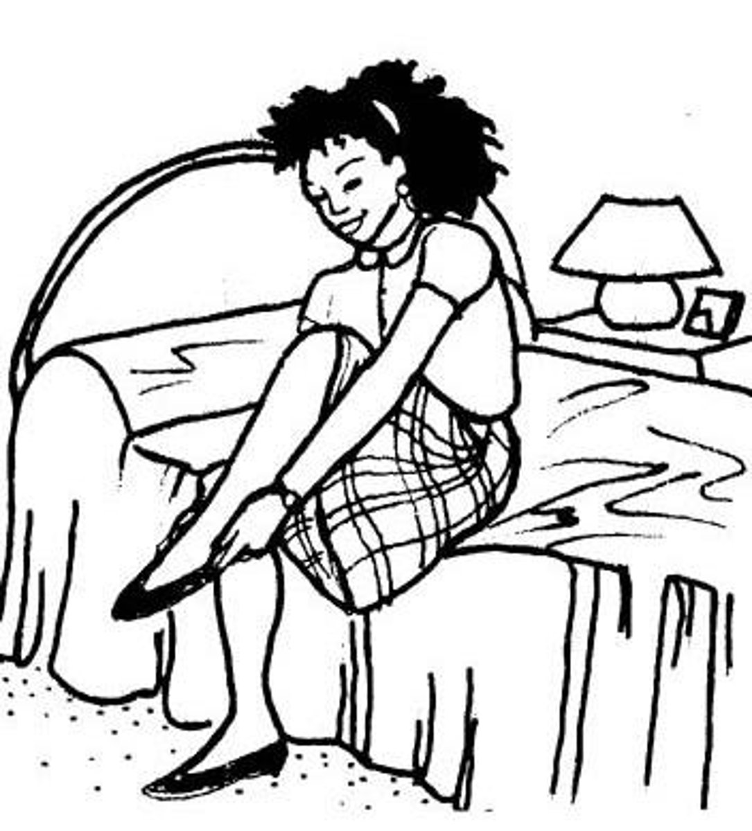 <p>to get dressed</p>