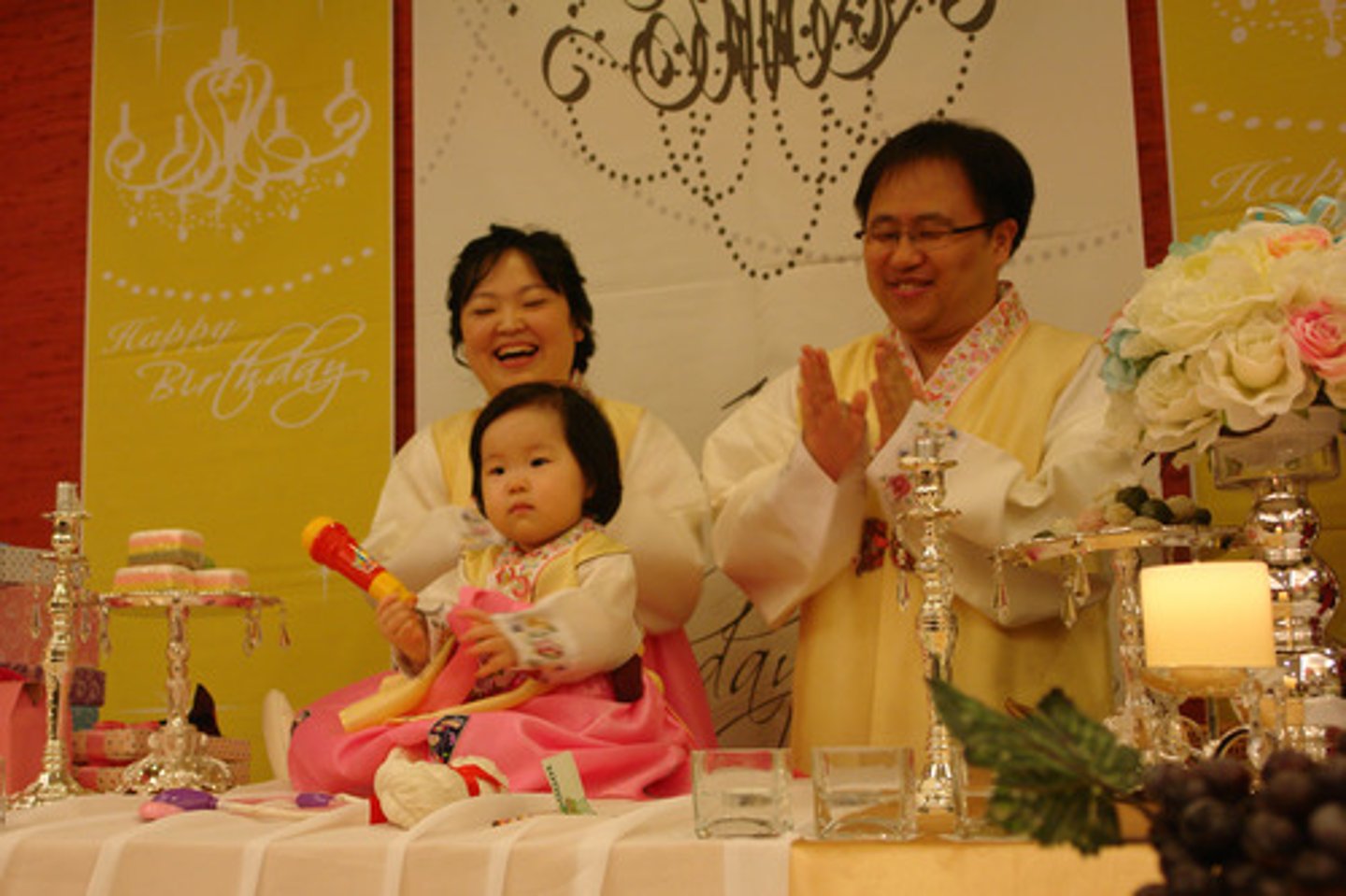 <p>the first birthday</p>