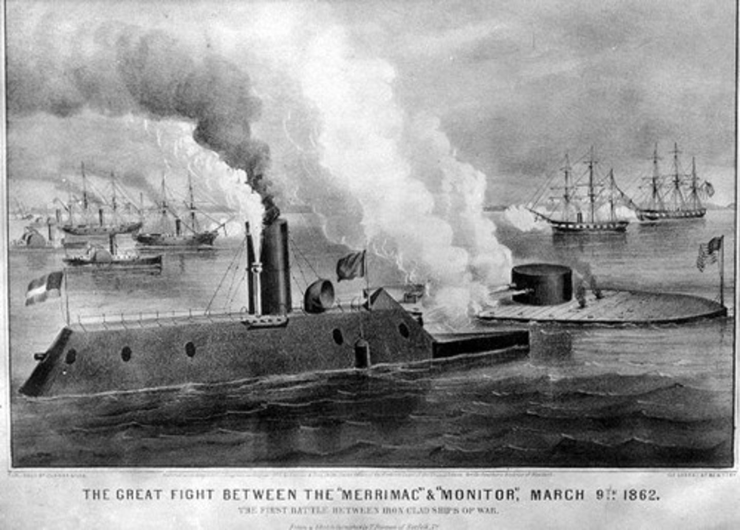 <p>The first Union ironclad held its own battle but was unable to claim a victory.</p>