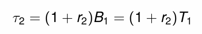 <p>Second-period tax must cover the payments for bonds to finance the first period transfer payments</p>