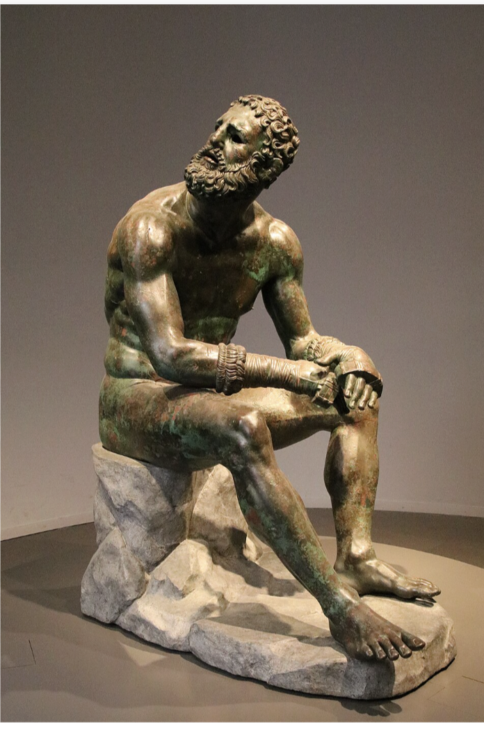 <p>BOXER AT REST</p>