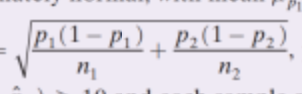 <p>The standard deviation of the sampling distribution is found using the formula: </p>