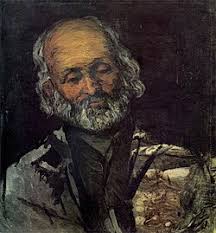 <p>Cezanne, “Tête de vieillard”, 1866, Oil on canvas, 51 × 48 cm</p>
