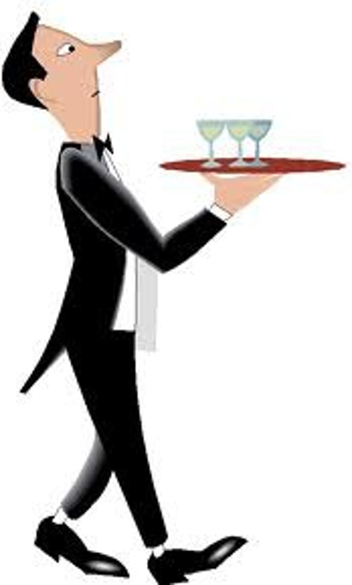 <p>waiter</p>