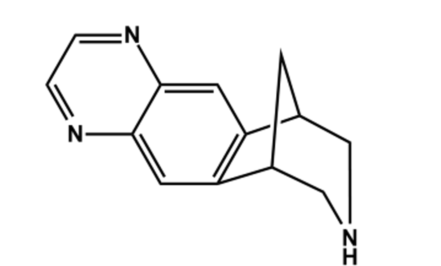 <p>- Partial agonist at the specific CNS nicotinic α4β2 acetylcholine receptors (nAChRs)</p><p>- No rewarding or addictive properties</p><p>- Only drug of its kind</p><p>- Use: reduce craving for nicotine and withdrawal symptoms in tobacco users</p><p>- Adverse effects: Nausea, vomiting, insomnia, vivid dreams, anxiety, depression, suicidal thoughts</p>