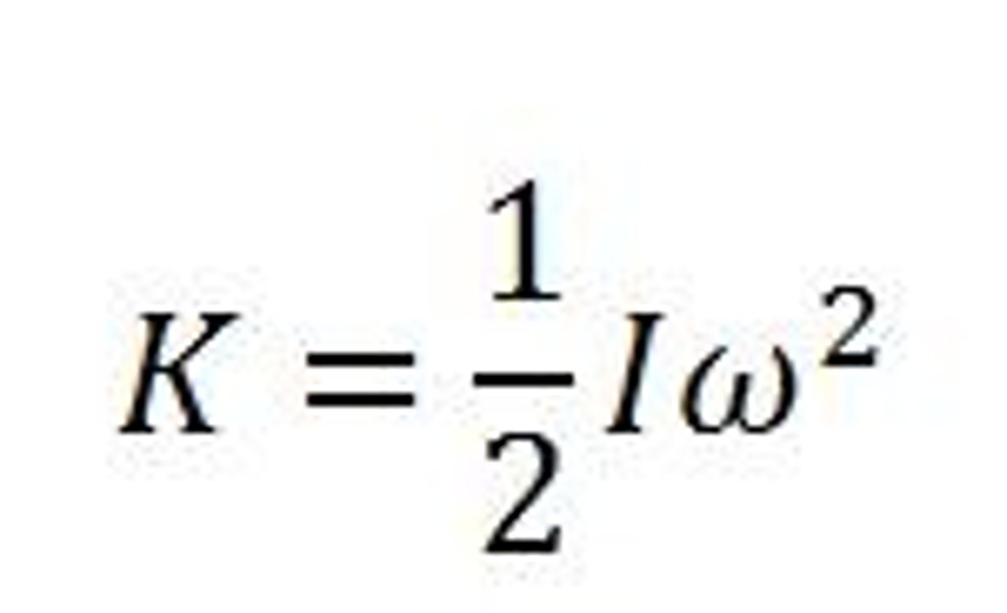 <p>the energy associated with the rotational motion of an object. It is proportional to an object's moment of inertia times the square of the angular velocity</p><p>Measured in: Joules (J)</p>