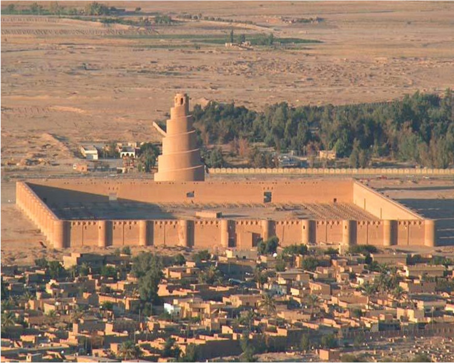 <p>Malwiya (spiral tower), Great Mosque of Samarra, 847-61 CE</p>