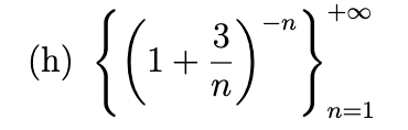 <p>Write out the first five terms of the sequence, determine whether the sequence converges, and if so find its limit.</p>