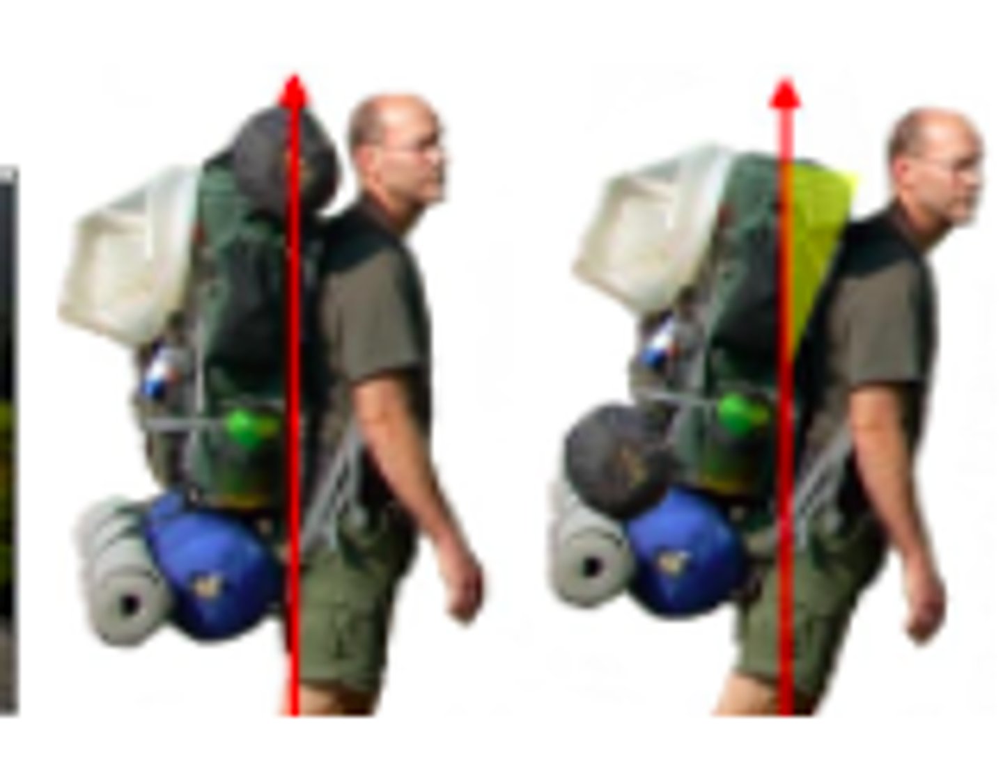 <p>When external mass like a heavy backpack is removed, the CoM will move again move towards ____________?</p>