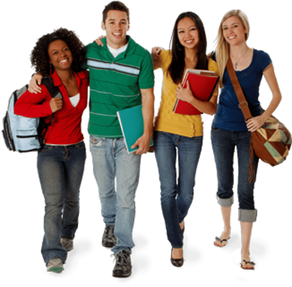 <p>four students</p>
