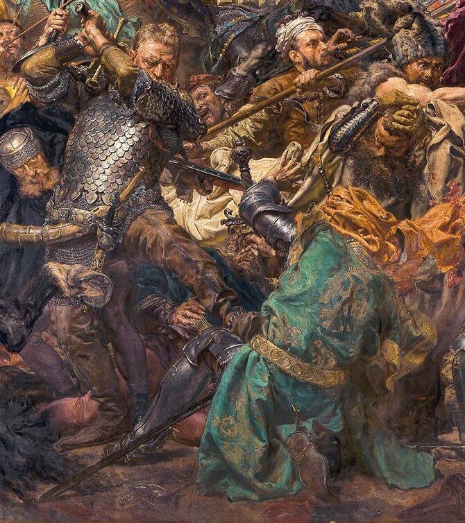 <p>Nie wiem czy malowanie bab bijących sie o karpia na przecenie  podchodzi pod tą kategorię… </p>