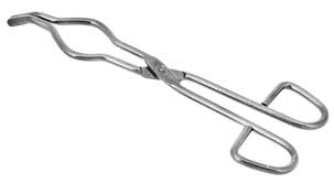 <p>crucible tongs</p>