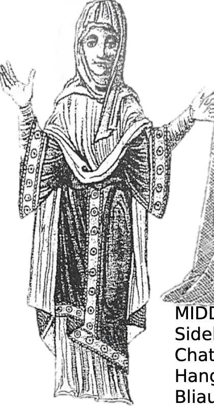 <p>Veil- worn to cover the head, Christian values about covering up</p><p>Closed Mantle<span>- large, rectangular or semicircular piece of cloth worn as an outer garment by both men and women, draped over the shoulders and fastened in the front</span></p>
