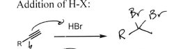 <p>2 Br at most substituted carbon</p>