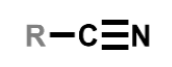 <p>R= any carbon group</p>