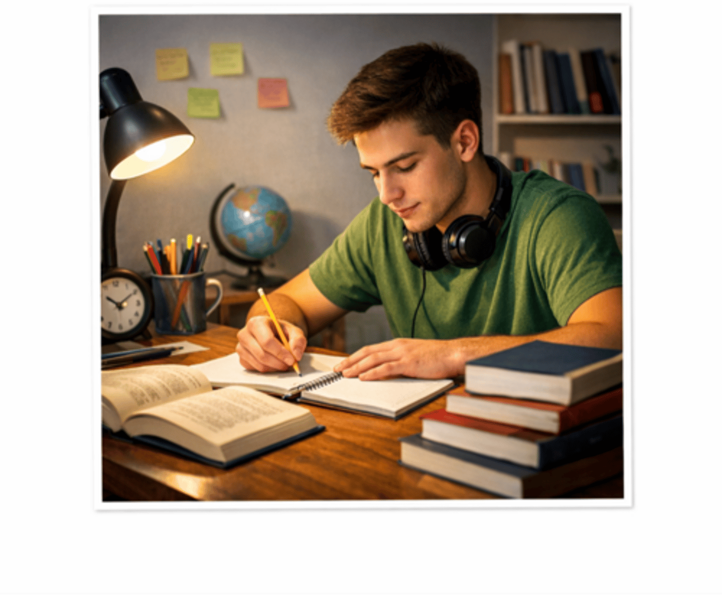 <p>o'qidi (study)</p>