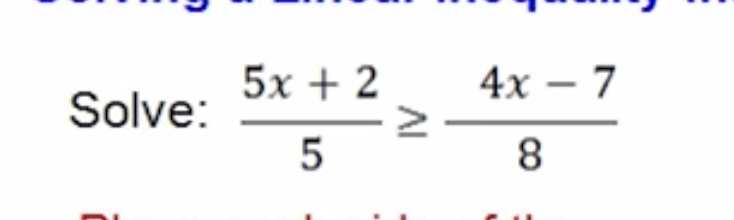<p>Solve</p>