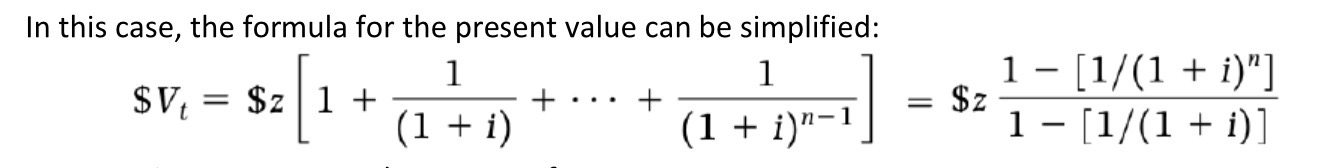 <p>(Constant returns)</p><p>N number of periods</p>