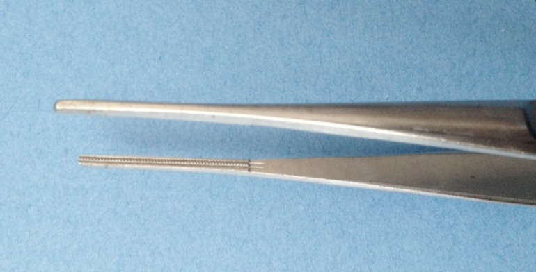 <p>Debakey thumb forceps.</p>