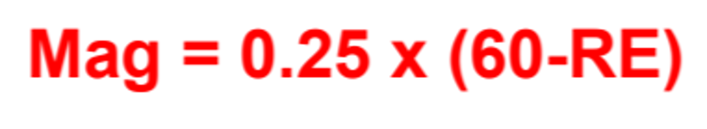 <p>This is the equation for ____________ ophthalmoscopy.</p>