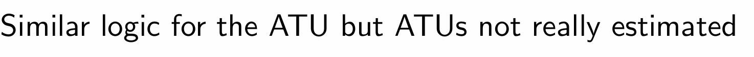 <p>Similar to the ATT</p>