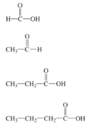 <p>Give IUPAC name and Common name for each of the condensed structures: </p>