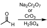 <p>Chromic Acid Oxidation of a an aldehyde to a Carboxylic Acid</p>