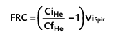 <p>Helium dilution method and FRC</p>