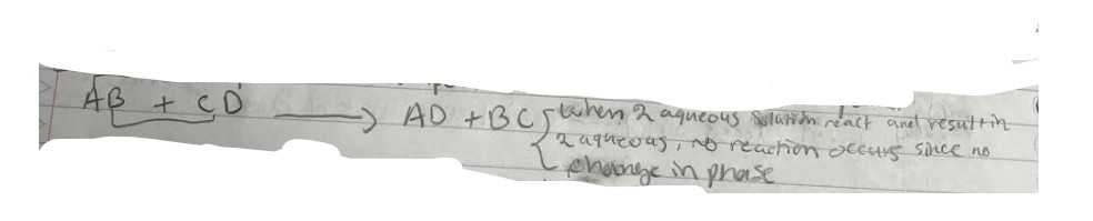 <p>a compound react with another comp</p>