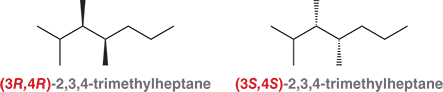 <p>You have to put the number followed by a configuration to indicate its location on the parent chain</p><p>Ex; In this example each enantiomer has two chiral centers, so two configurations must be provided in the IUPAC name</p>