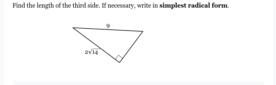 <p>Find the length.</p>