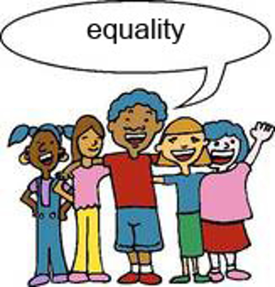 <p>relating to or believing in the principle that all people are equal and deserve equal rights and opportunities.</p><p>HTR: ❉Egal = equal❉</p>