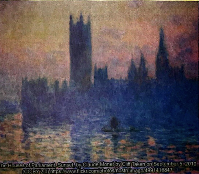 <p>Claude Monet’s “Houses of Parliament”</p>