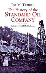 <p>reporter who exposed illegal corporate activity in A History of the Standard Oil Company (1901)</p>