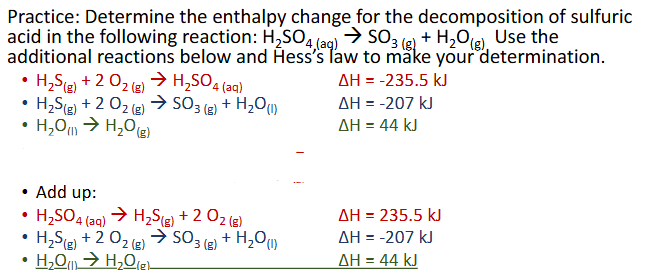 <p>Hess’s Law Practice Pt. 2 (Chapter 10)</p>