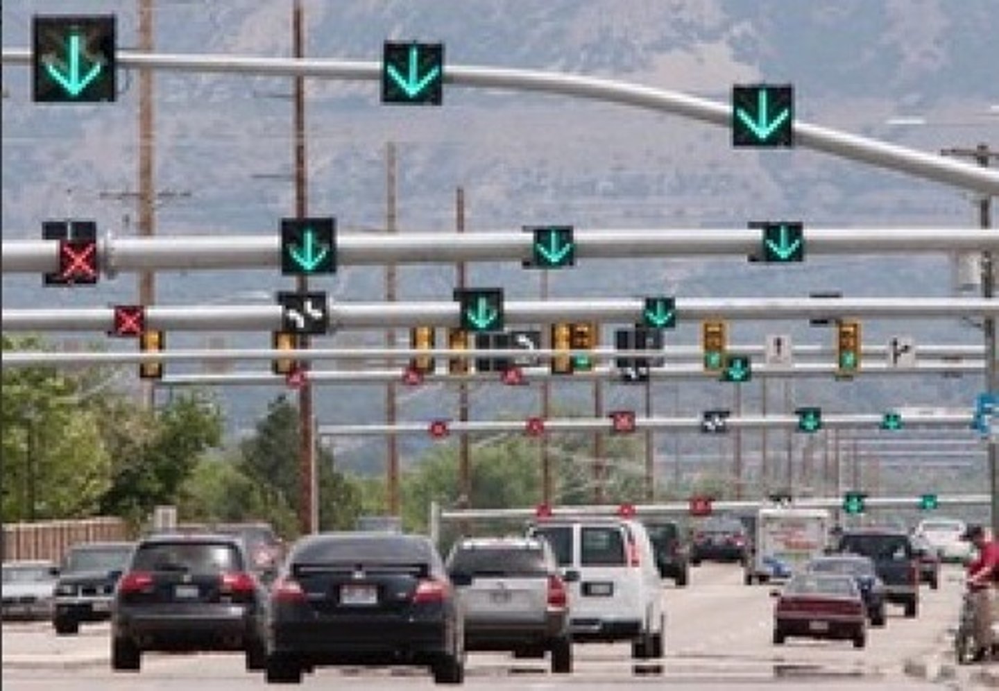 <p>To help handle traffic. Marked by double-dashed yellow lines.</p>